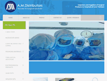 Tablet Screenshot of amdistributors.pk